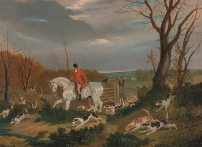 Die Suffolk-Jagd - Auf dem Weg zur Deckung bei Herringswell von John F. Herring